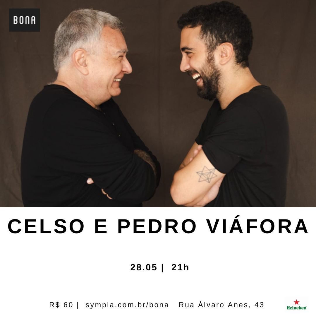 celsoviafora's tweet photo. É dia 28!! No Bona Casa de Música. Eu e meu parceiro de todas, @pedroviafora . Eita!! Que sorte. https://t.co/Sz0KY1GEsI