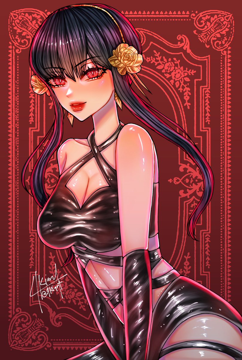 ' may i have the honor of taking your life? ' 🩸

 #SPYxFamily #spyxfamilyfanart 

RTs are very much appreciated! 🌹