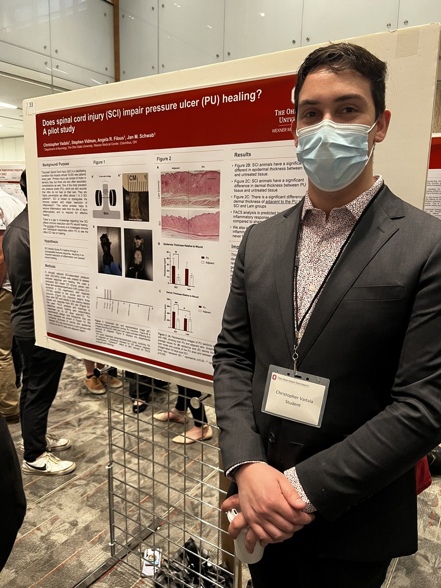 First in person poster session of my career! Looking forward to the talks happening today. Thank you for this opportunity <a href="/OSUNeuroscience/">The Ohio State Department of Neuroscience</a>