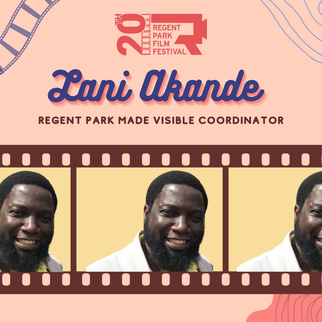 RegentParkFilm's tweet photo. Finally, we'd like to introduce our Regent Park Made Visible Coordinator, Lani Akande!!! βοΈ Lani is both a researcher & filmmaker who completed his PhD from York University. He's currently on a MITACS Post-doctoral fellowship as the coordinator of #RPMV. #RPFF202 https://t.co/Rs0cccYRGR