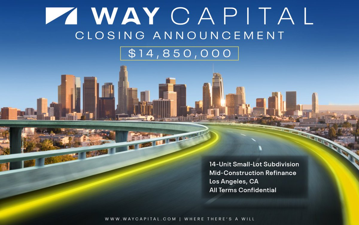 WayCapitalCRE's tweet photo. We're excited to share our latest closing announcement, which closed on 5/4/22. #waycapital #weareway https://t.co/JGr6ncQhLI