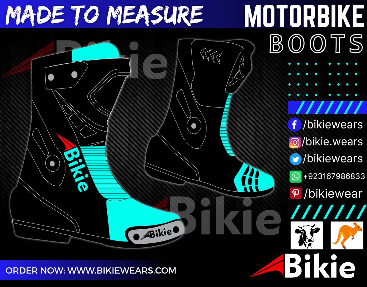 BikieWears's tweet photo. ✅ "Motorbike shoes" in different attractive color combination 🙃. Motorcycle Boots convince with safety and stability 👍 and they offer a sporty racing design.❤️ 
These boots will provide you the following amazing features:

Custom design
TPU protectors at the shin, ankle, heel https://t.co/UDajQLlCxG