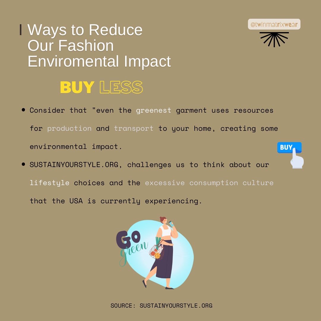 esotericavenue's tweet photo. Ways to Reduce Our Fashion Environmental Impact. #ecoshopping #mindfulshopping https://t.co/rq8QxAKLdF