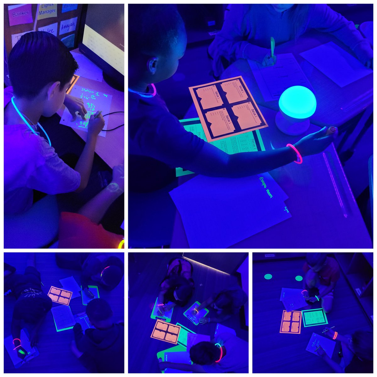 Glow Escape Room
Staar Prep in full motion.