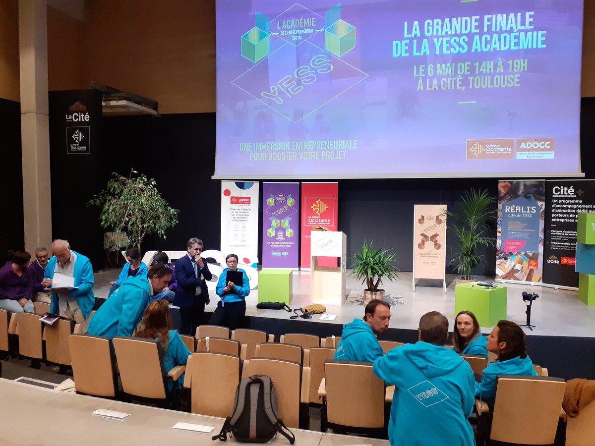 [YESS Académie] Notre jury est en pleine délibération pour nommer les 4 projets lauréats de la 6e édition de la #YESSacadémie en présence de <a href="/ThierryCotelle/">Cotelle Thierry</a>, élu de l'<a href="/Occitanie/">Région Occitanie</a>
Le verdict ne va pas tarder ! 
#ESS <a href="/ADOCC_/">AD'OCC</a>