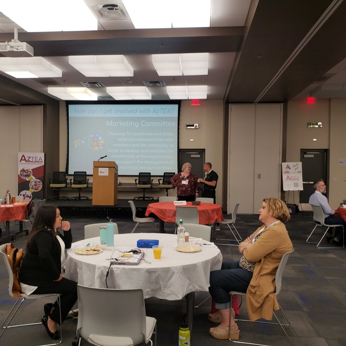 TechGurlAZ's tweet photo. With Sabrina Sue at #CIIT2023. Learning about #edtech and later presenting on #AR #VR and #VerizonInnovativeLearningHQ. #LearnwithAzTEA #AZTechLeader @EntrepreneurASU @aztea https://t.co/iAENtjo6wq