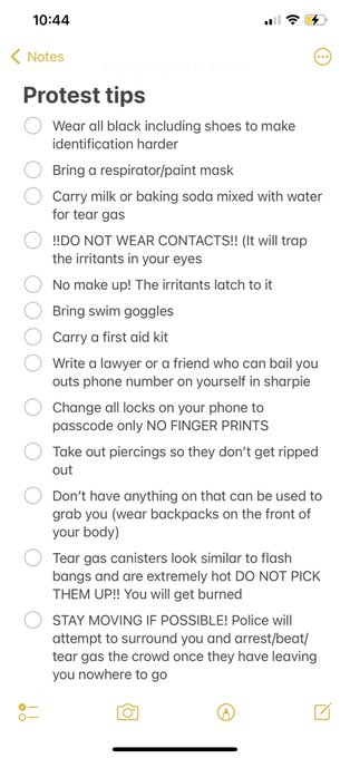 To anyone protesting this weekend please remember https://t.co/38weJPp1WF