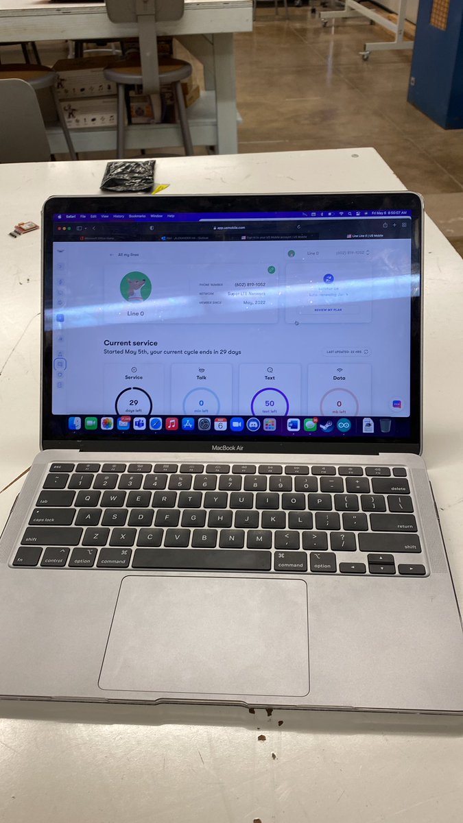 Alex_Ha_METTech's tweet photo. Our old SIM card didn’t work for our EPICS project so I ordered a new one and just activated it! #PeoriaMET #PeoriaMETTech https://t.co/2qqpJTsUrK