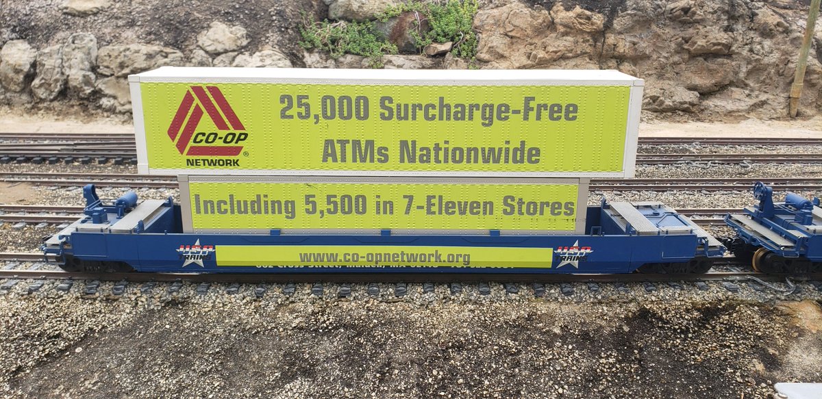 As the CU Train runs its course at the LA County Fair's Garden Railroad, we'll be featuring a train car each weekday. Today, we're featuring one of our sponsors, @Co_opSolutions. Thank you, Co-op and all of our supporters!
