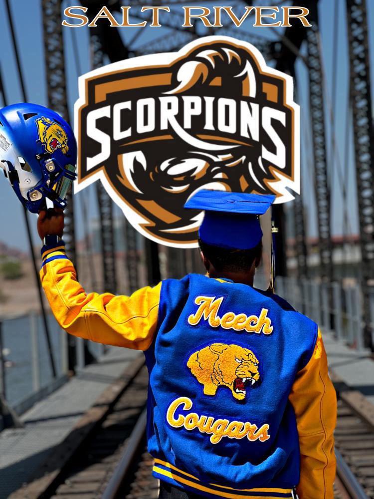 Meech1X's tweet photo. COMMITTED!🦂 big shoutout too🙏🏽@CoachBarro @CoachPerrone @SMJaguarsCoach @thee_coachhorne @SaltRiverFB https://t.co/f5YXuCWawz