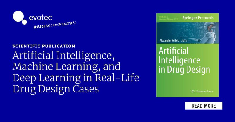 AI has made great strides in recent years, enabling the processing of large amounts of data in a short time frame. In this publication Evotec experts review state-of-the-art #AI methods being applied to #drugdiscovery. - hubs.ly/Q019CfLM0  #researchneverstops