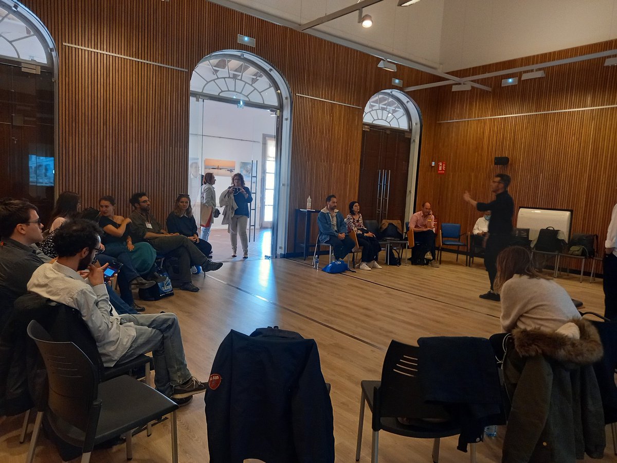 schct's tweet image. 📢Comença el taller artístic de la mà de #MITOcollective a &apos;Claustre del Carme&apos;🏛
#SpringSchool2022