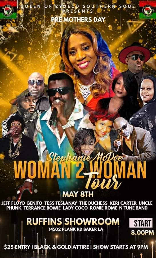 CassieJFox's tweet photo. May 8th With Stephanie McDee "The Woman 2 Woman Tour" & More
#Woman2Woman #SouthernSounds #Soul #SoulBlues #SouthernSoul #GrownFolksMusic #PackageShow #StephanieMcDee #Empowerment #IndieArtist #Benito #Tessteslanay #JureesaMcBride #TheDuchess #JeffFloyd #UnclePhunk #LadyCoco https://t.co/udv1nAuQLc