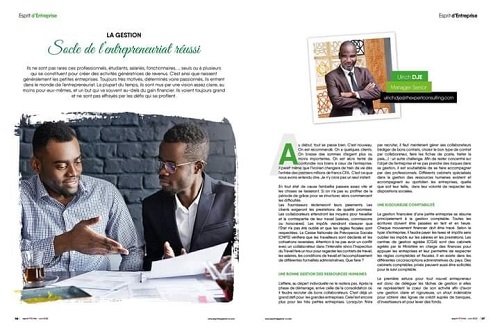 ulrichdje's tweet photo. [A lire dans @Espritmag_ci N°33 ]
L'entrepreneuriat est la nouvelle voie pour l'insertion professionnelle des jeunes mais elle comporte des difficultés.
Dans ce numéro je vous donne quelques astuces pour réussir votre projet entrepreneurial. #Entrepreneurship #civ225 #travail https://t.co/KSIBCSkVuk