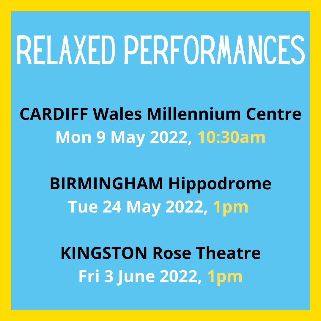 oifroglive's tweet photo. Do you know someone who'd benefit from seeing Oi Frog &amp; Friends! in a more relaxed environment? Here are the details of our upcoming relaxed performances for you to enjoy together! Contact your local box office for more information. 

🐸
🐸
🐸

#oifrog #relaxedperformance https://t.co/vcrTc6QSdk