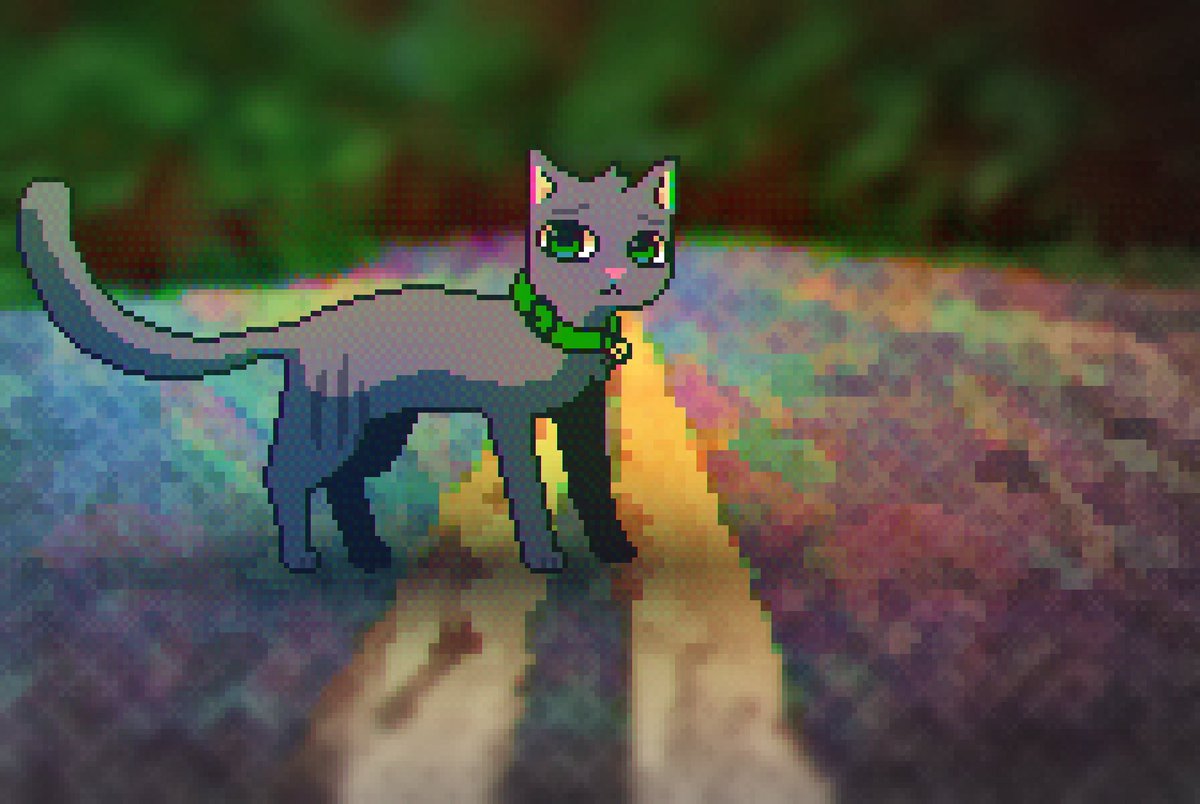 pixel_daydream's tweet photo. Wanted to make pixel art based off this doodle, turned out pretty good imo

#pixelart #cat https://t.co/7H6drPun4r