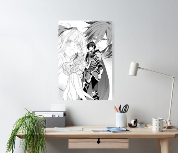 Why leave your wall naked when you can decorate it with a Rista &amp; Seiya poster? ^-^  Order the 15.7" x 23.2" semi-gloss poster today for $16.34! tinyurl.com/2p95cn8y #CautiousHero #RistaSeiya #AnimePosters #Crunchyroll #Anime