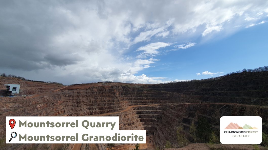 Did you know that Mountsorrel Quarry <a href="/TarmacLtd/">Tarmac</a>  supplies more than 50% of all the rail ballast used by <a href="/networkrail/">Network Rail</a> each year? 🚂

The stone quarried there is a granodiorite from the Ordovician period.

#CharnwoodInTheNeighbourhood