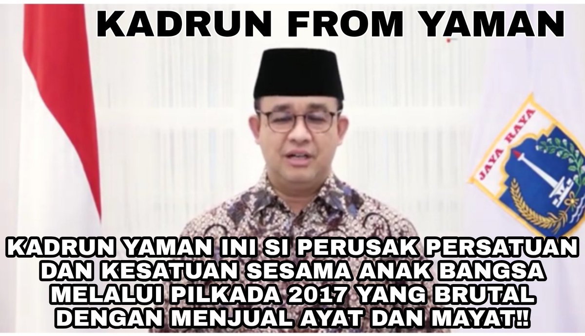 Indonesia diambang perpecahan‼
Sesama anak bangsa saling bermusuhan‼ itu semua karena ulahnya si ONTA YAMAN INI👇👇