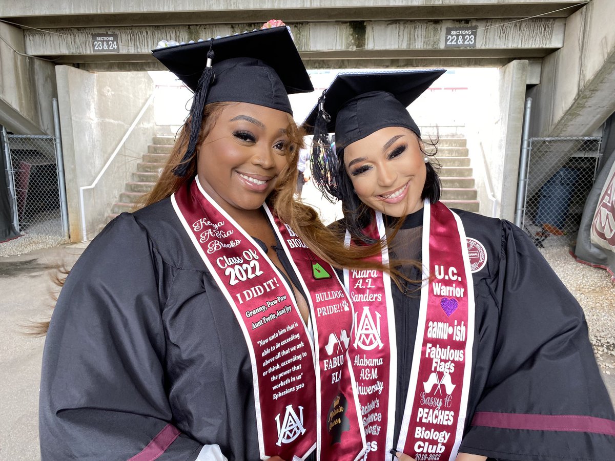 aamuedu's tweet photo. AAMU students are gathering at Louis  Crews Stadium for their Spring 2022 Commencement. “We’ll take the wind over rain!” #aamu #Classof2022 https://t.co/RGSHY5QEFZ