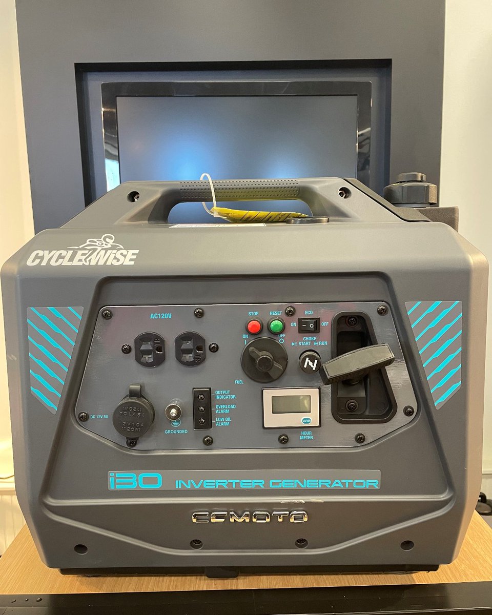 Cyclewise's tweet image. Saturday Savings
Save $50 on a CFMoto Inverter generator tomorrow during our International Female Ride Day event. Power up your outdoor summer activities. cyclewisevt.com/search/invento…