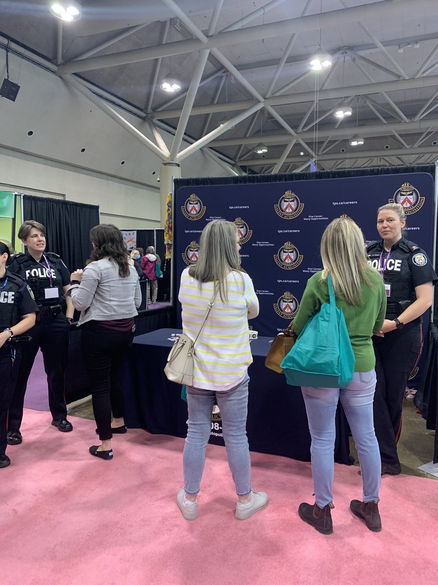 TPSGirlFriday's tweet photo. Come check out @TPSRecruiting booth at the #nwstoronto! The TPS team is here all weekend https://t.co/8wbCH5eGOh