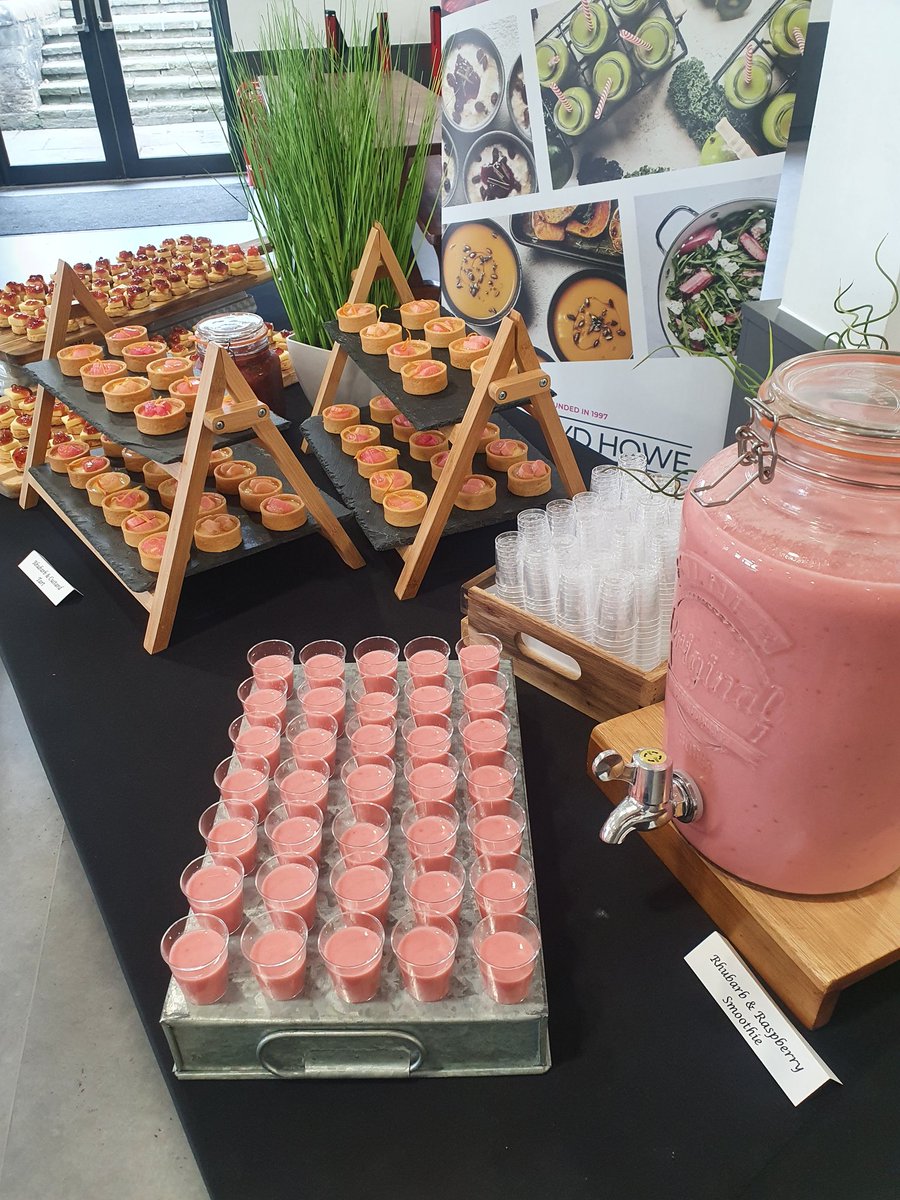Rhubarb tasting table, well done team