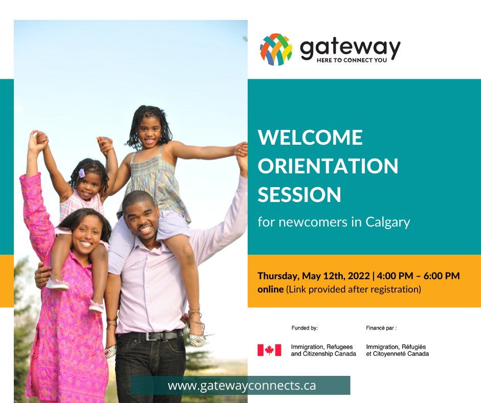 GatewayConnects's tweet photo. Are you a newcomer? Do you want to know how Gateway can help you navigate your new life in Calgary? Check out our welcome session to find out about programs and services that can assist you. Register here: https://t.co/KzBaVDcvfT
#GatewayConnects #immigrationservices https://t.co/zbUeVRuTpz