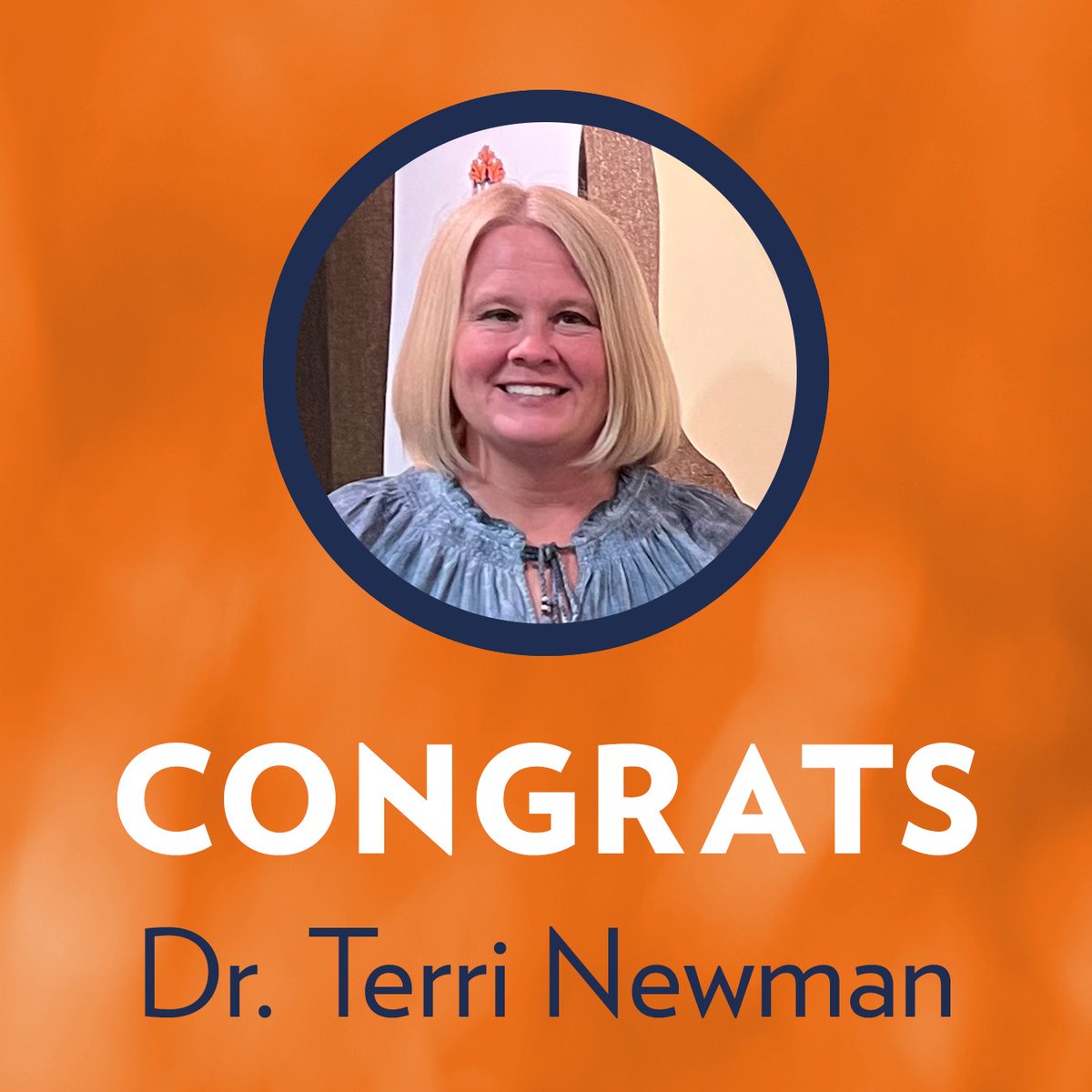 Terri Newman successfully defend her dissertation. Congratulations, Dr. Newman!