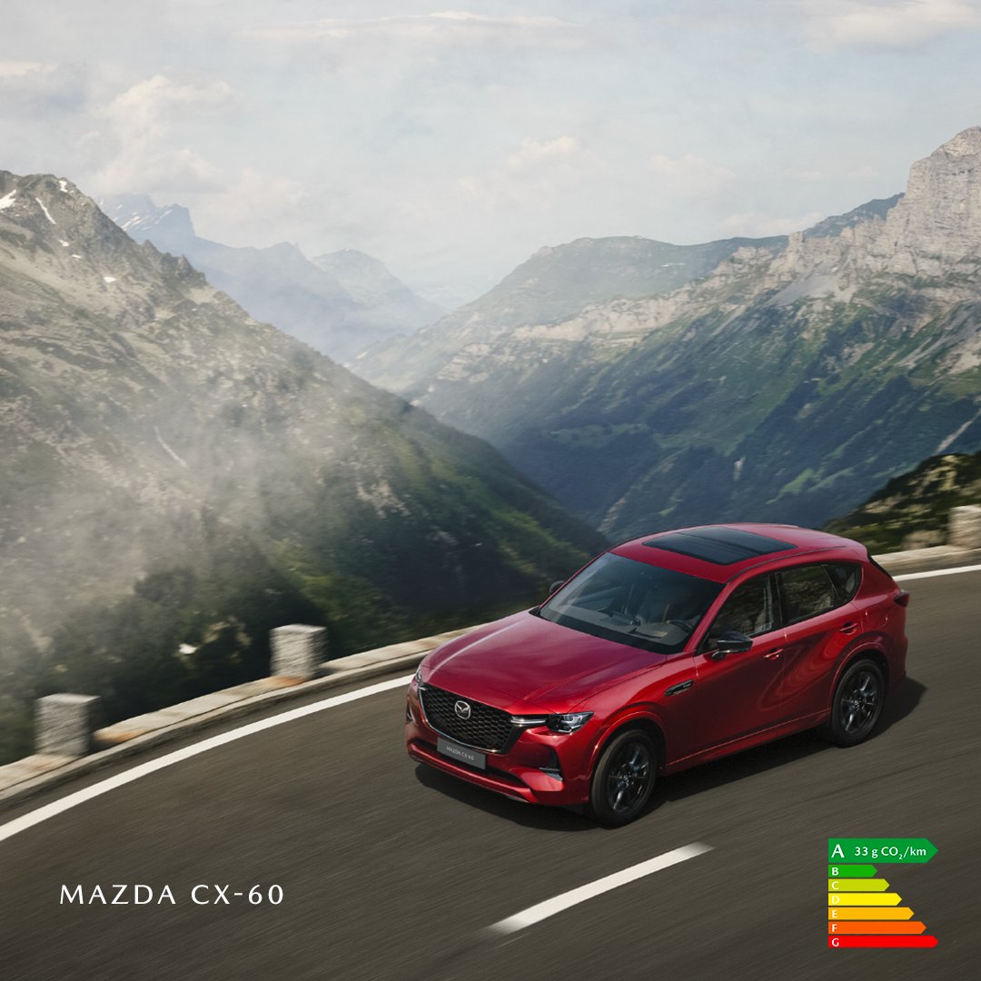 #Mazda #CX60 le compromis idéal entre consommation maitrisée et expérience de conduite unique. En savoir plus sur notre premier hybride rechargeable en détail : bit.ly/3Ezixwa

Pour les trajets courts, privilégiez la marche ou le vélo. #SeDéplacerMoinsPolluer