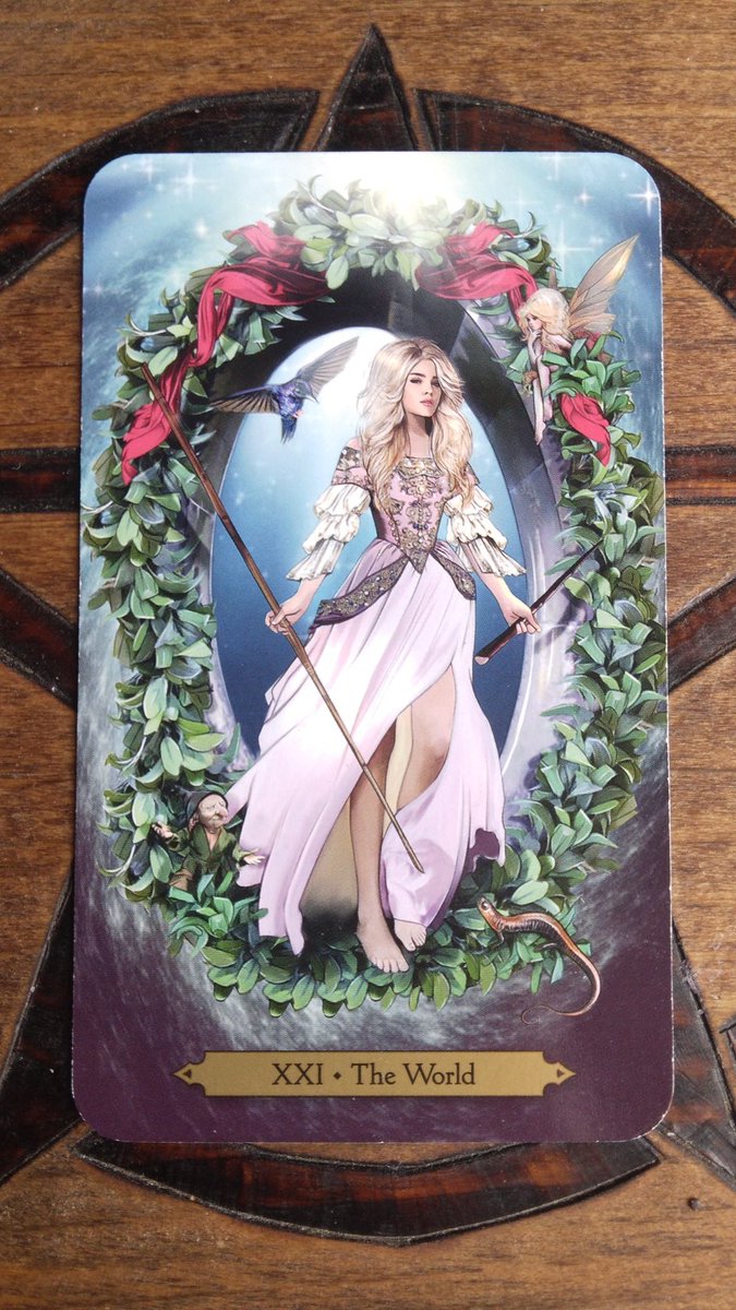 KnightDivining's tweet photo. #DailyTarot - (5/6/22)
The World

Success! You've come full circle &amp; achieved your goal. Take time to review your journey &amp; enjoy the rewards you earned. Gather your strength &amp; the skills you've learned &amp; prepare for the next adventure. #tarot #TarotReading #tarotreader https://t.co/cvICqw7tn5