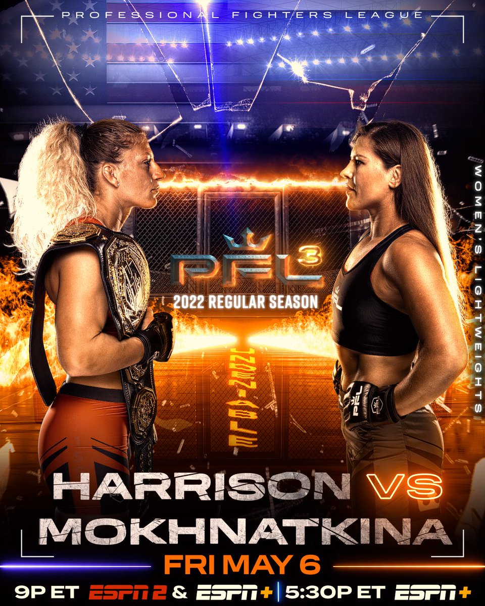 fight24pl's tweet photo. 👉 https://t.co/Dhv4ZUS8pG
🆕2022 PFL 3: Harrison vs. Mokhnatkina - wyniki walk
Początek gali o godzinie 00:00.
#Fight24pl #F24pl #MMA #PFL #PFLMMA #2022PFL3 #KaylaHarrison #MarinaMokhnatkina #RayCooperIII #CarlosLeal https://t.co/fDcrpUrTL3