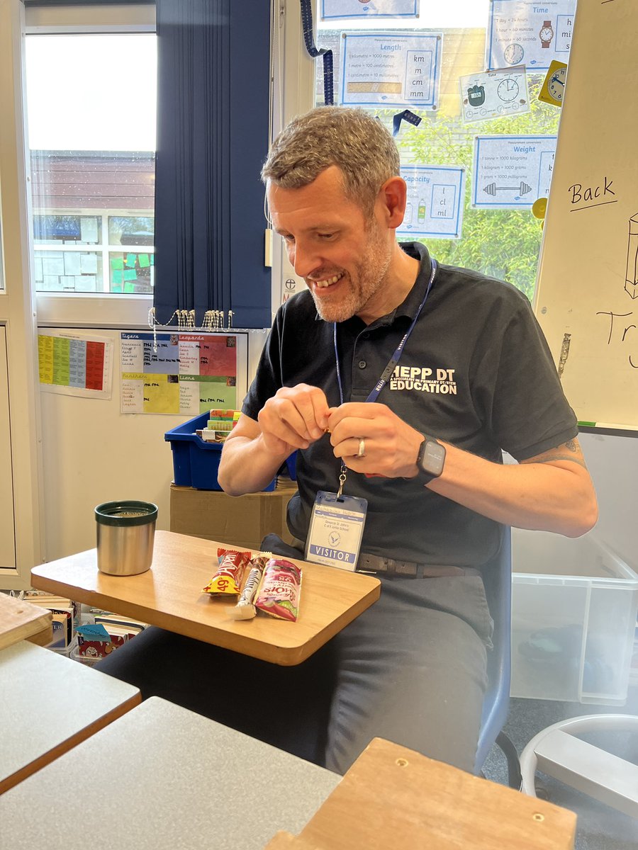 heppdt's tweet photo. Fabulous day with Y3 @deepcarstjohns. Didn’t manage to take any photos of their fabulous embossed metal in a wooden photo frame. But I did manage to snap this Wally at lunchtime! #primaryDT #MrandMrs #TeamHepp https://t.co/OmhivDcqb0