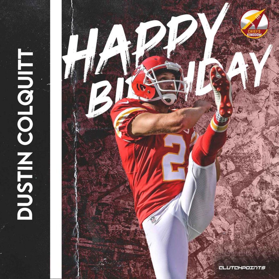 Chiefs Kingdom, let\s wish a happy 40th birthday to Dustin Colquitt 