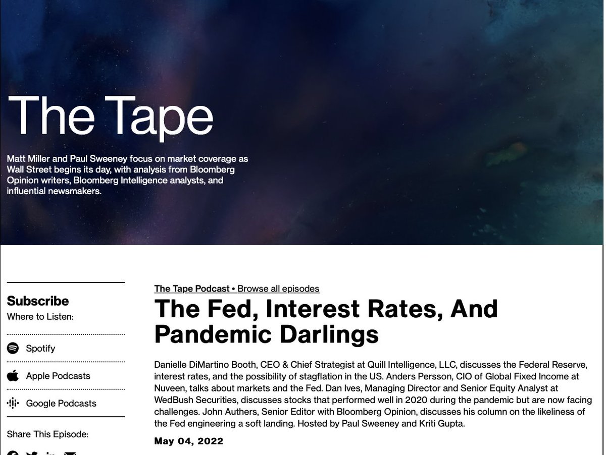 DiMartinoBooth's tweet photo. "When you pump 43.2% of GDP into the economy you are going to generate a heck of a lot of inflation…"
#Bloomberg

https://t.co/BxyRpjIzEa https://t.co/YpeTP20DmE