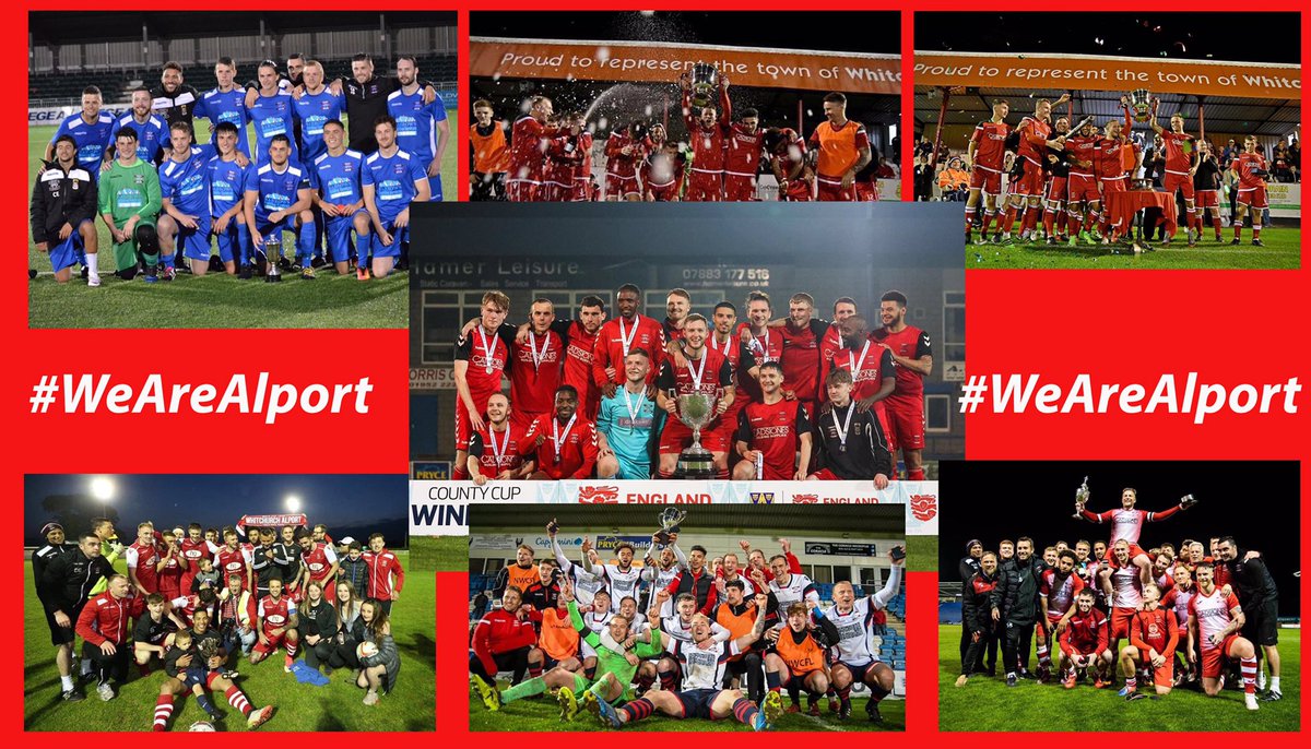 alportfc's tweet photo. THE STORY SO FAR🔴⚪️⚽️
Our recent victory in the TJ Vickers Cup takes us to 7 trophies in the last 6 seasons under the gaffer’s leadership so far. Here’s to making more memories like these in the seasons to come #TimeToPrep #WeGoAgain #WeAreAlport #WhenDoesPreSeasonStart https://t.co/s8zMfNvBn5
