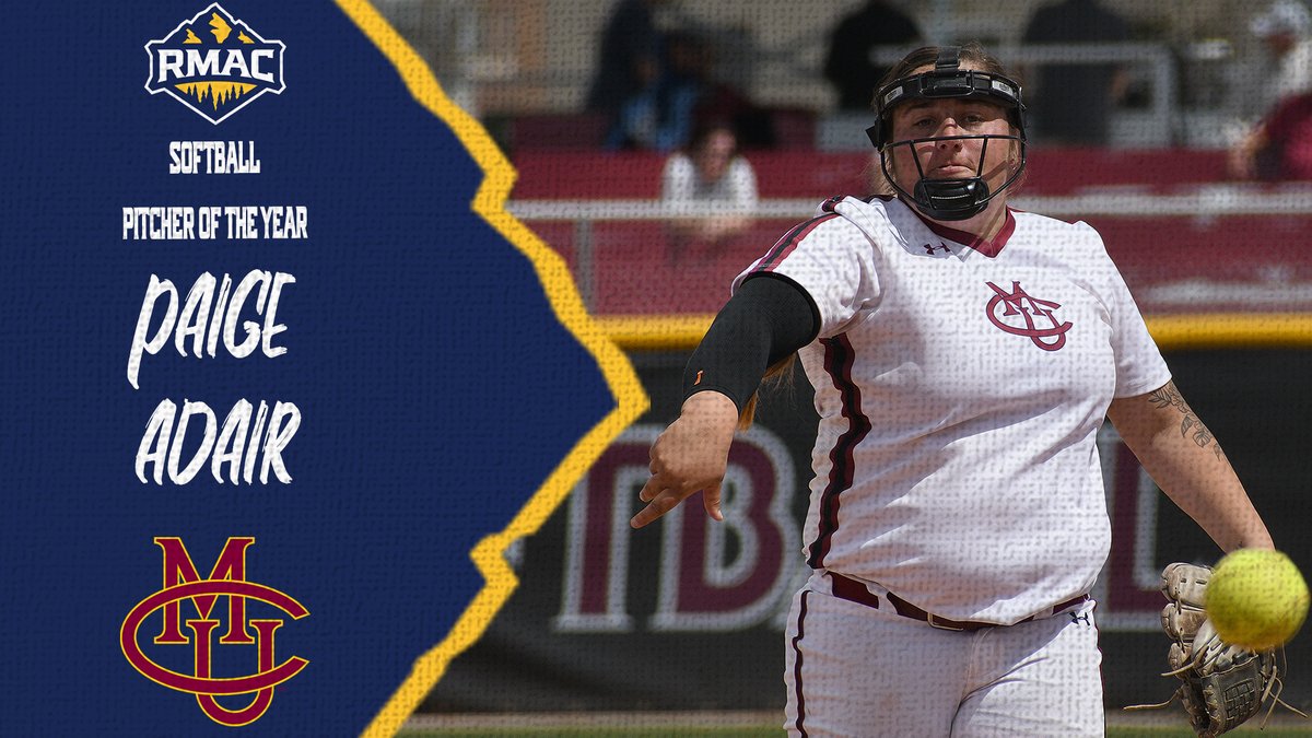 Colorado Mesa's Paige Adair claims #RMACsb Pitcher of the Year after throwing down TWO no-no's for the Mavs this season. We could go on with her numbers but we don't have enough characters. She is very good.

📰 - bit.ly/37lwBwU

#RUMBLEMavs | #EverythingElevated