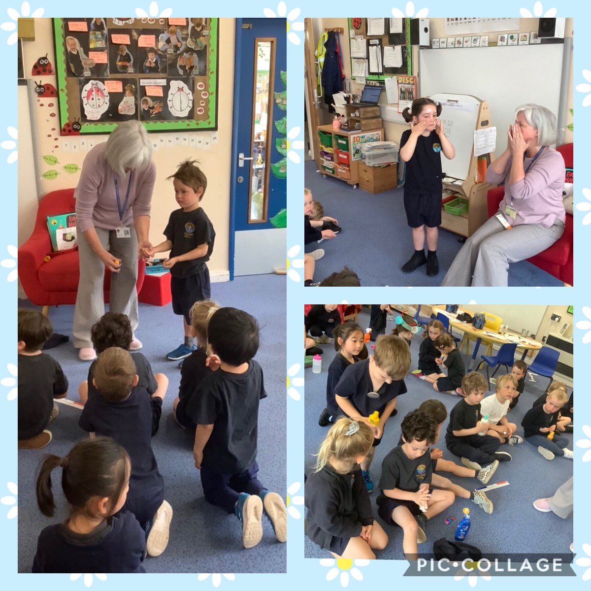 S_L_P_S's tweet photo. EYFS have been learning how to apply suncream. We’ve also been thinking about how to find or make shady area, drinking enough water to stay hydrated and wearing the right clothes. We are going to bring in our sun hats too! ☀️☀️☀️ #independence #managingself #healthychoices ☀️☀️☀️ https://t.co/5GcAHC7Ho4