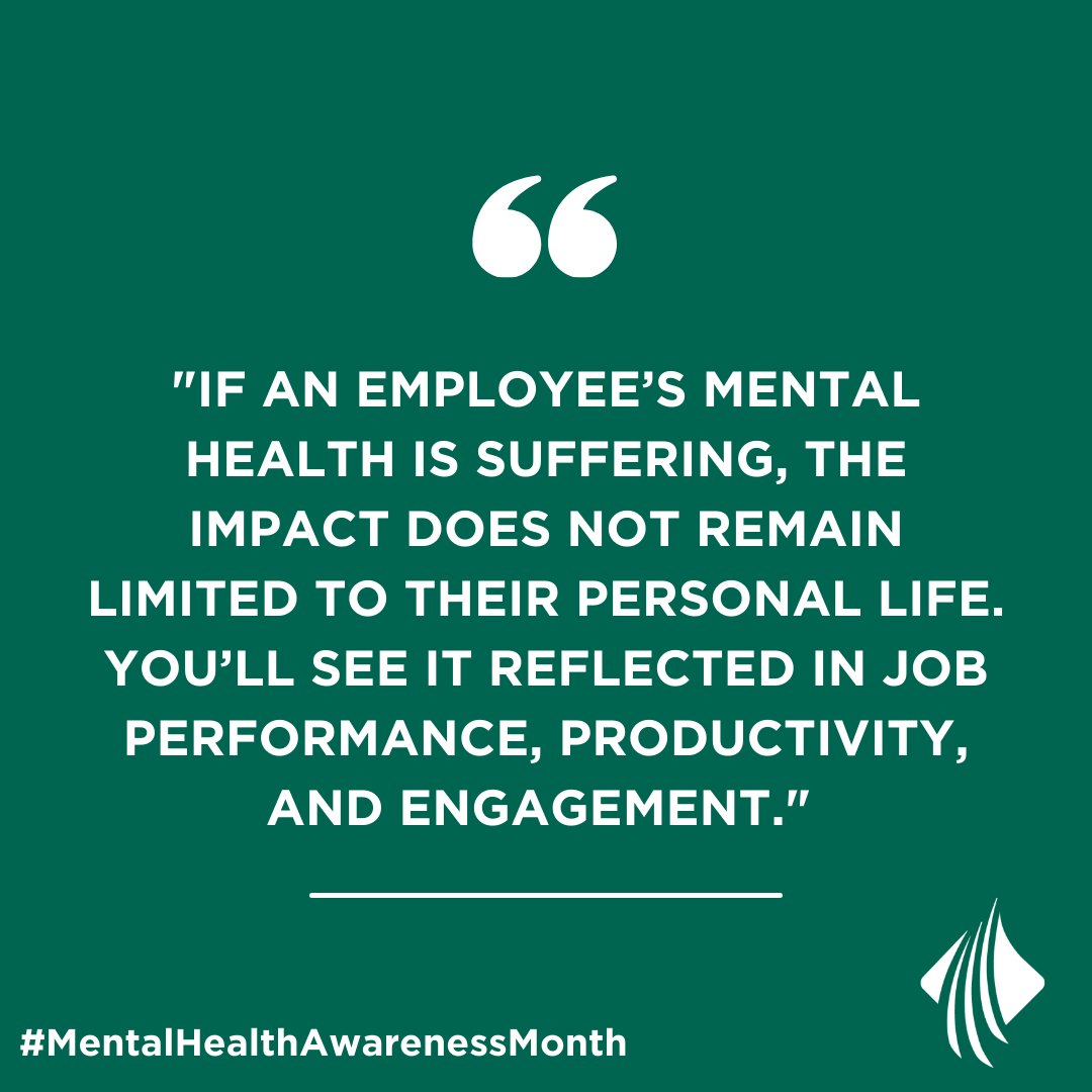 Lucas_Group's tweet photo. #MHAM #Together4MH

Blog: Opening Up About Mental Health in the Workplace https://t.co/O1R88Y5IJB https://t.co/remnf8lrp0