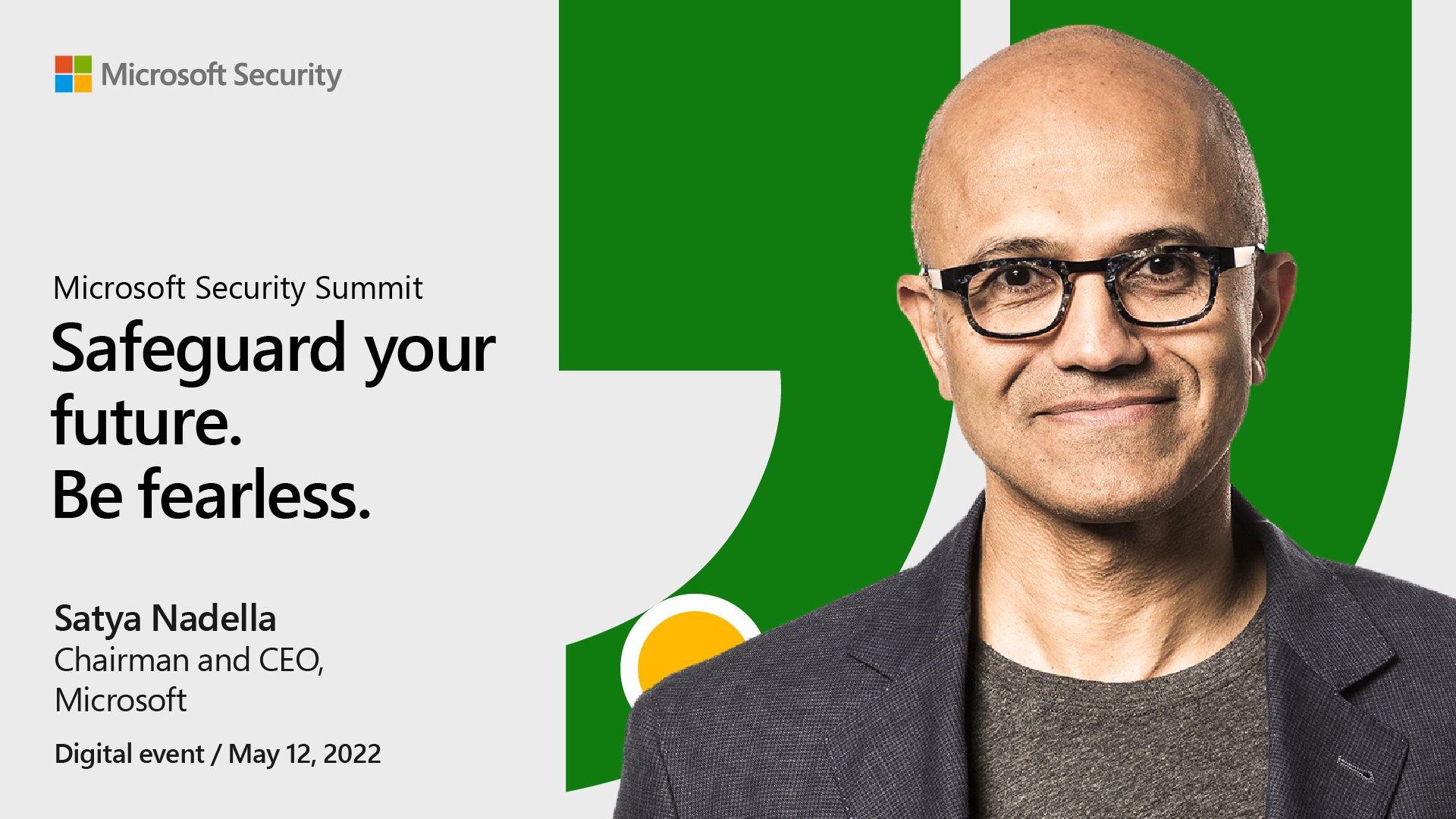Microsoft Security on Twitter "Join satyanadella at the Microsoft