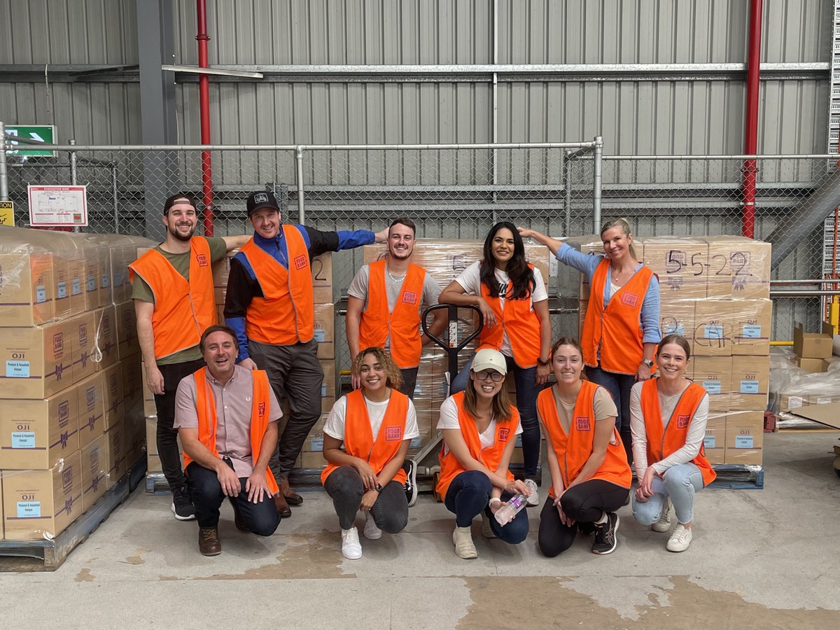 Yesterday our fabulous Australia team spent the afternoon helping @FoodbankNSWACT pack emergency relief hampers for those affected by floods and bushfires. The team put in an incredible effort and packed 389 boxes🤩 Amazing work, you are unstoppable! #Team #Charity <a href="/teamlewis_anz/">TEAM LEWIS Australia</a>
