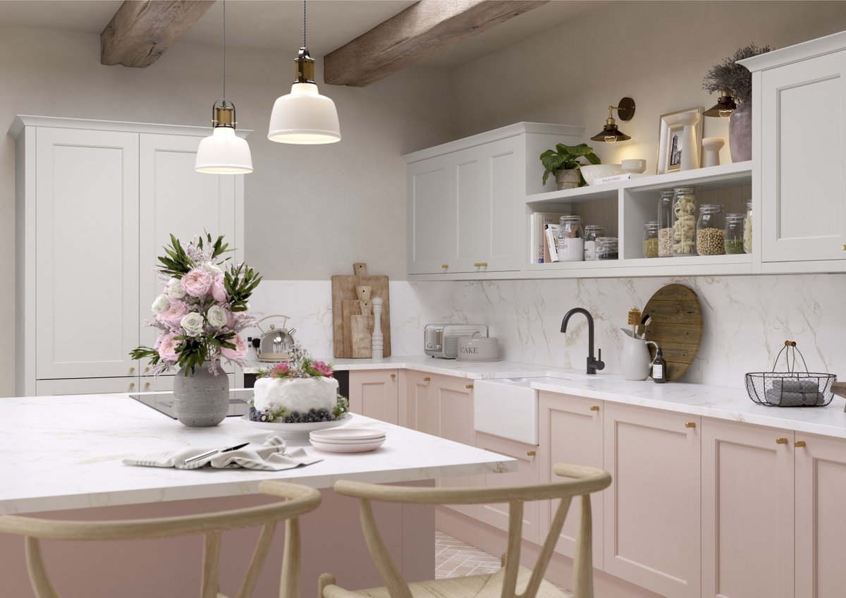 MagnetUK's tweet photo. Inherently versatile.

Pastels transform the kitchen design dynamics, softening harsh lines, freshening things up, and adding a contemporary feel to an otherwise classic design.

🔎 Ludlow in Rose Bowl

#MyMagnetKitchen #PerfectPastels https://t.co/NVf86m0pR9