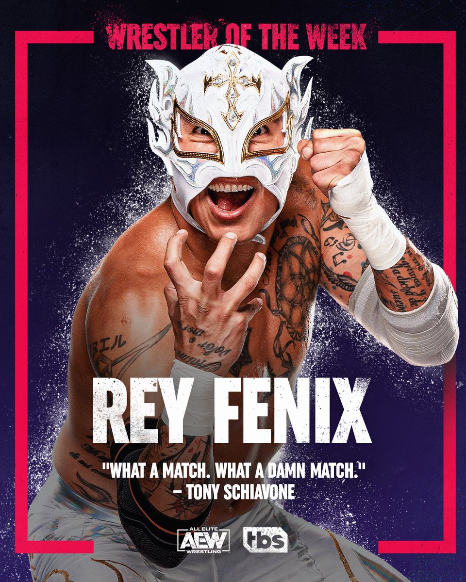 In the battle of the high flyers, @ReyFenixMx came out on top ✈️ #WrestlerOfTheWeek