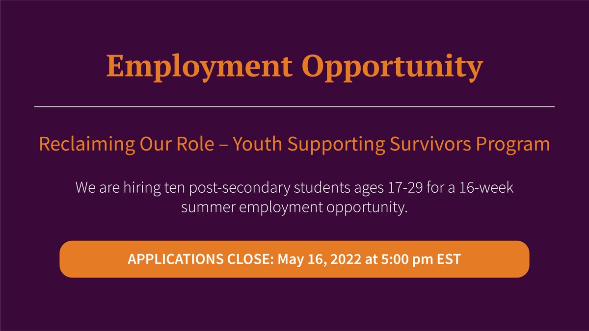 We are seeking 10 post-secondary students for a summer employment opportunity. Participants will be trained in the use of GPR machines and will assist in the search of the grounds associated with the Mohawk Institute. Learn more: bit.ly/3krKg8w #SurvivorsSecretariat