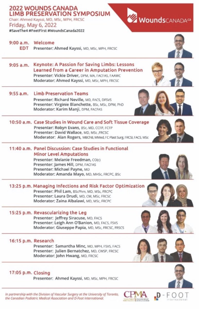 Alan Rogers (@burnsurgeon1) on Twitter photo Shout-out to the phenomenal collaborator and leader <a href="/ahmedkayssi/">Ahmed Kayssi</a> <a href="/Sunnybrook/">Sunnybrook Health Sciences Centre</a> <a href="/UofTVascular/">UofT Vascular Surgery</a> again for a great program <a href="/WoundsCanada/">Wounds Canada</a> #savethe4 #limbpreservation #feetfirst symposium. Thanks for including the plastic surgeons! <a href="/D_L_Wallace/">David Wallace</a> <a href="/UofTSurgery/">U of T Department of Surgery</a> Shout-out to the phenomenal collaborator and leader <a href="/ahmedkayssi/">Ahmed Kayssi</a> <a href="/Sunnybrook/">Sunnybrook Health Sciences Centre</a> <a href="/UofTVascular/">UofT Vascular Surgery</a> again for a great program <a href="/WoundsCanada/">Wounds Canada</a> #savethe4 #limbpreservation #feetfirst symposium. Thanks for including the plastic surgeons! <a href="/D_L_Wallace/">David Wallace</a> <a href="/UofTSurgery/">U of T Department of Surgery</a>