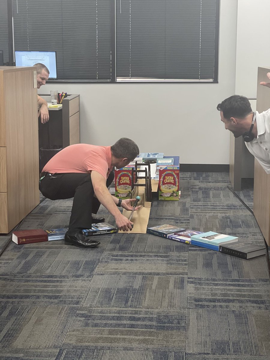 FreeseNichols's tweet photo. #FBF: Our #OKC office held a putt-putt competition, where they competed for lowest score, (s)lowest score and most creative hole. Which one is your favorite? ⛳#JoinFNI

#fore #theoffice https://t.co/ltBX9usiuT
