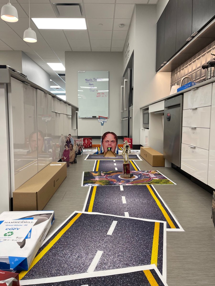 FreeseNichols's tweet photo. #FBF: Our #OKC office held a putt-putt competition, where they competed for lowest score, (s)lowest score and most creative hole. Which one is your favorite? ⛳#JoinFNI

#fore #theoffice https://t.co/ltBX9usiuT