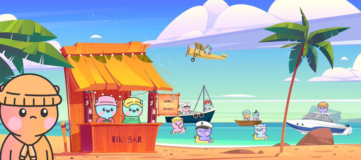 liakoseth's tweet photo. Who's ready for summer? ☀️⛱️⛵️ @MoshiMochiNFT 

#moshimochinft #moshimochi #opensea https://t.co/vHbKdXq1Fg