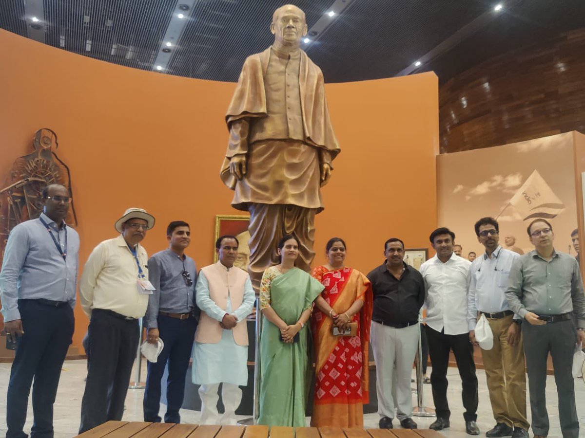 DrSudhakar_'s tweet photo. Fruitfully ended Day 2 of ‘Swastya Chintan Shivir’, 14th Central Council of Health &amp; Family Welfare meeting.

Visited Statue of Unity today. This engineering marvel is a fitting tribute to Sri Sardar Vallabhai Patel ji, the Ironman India is proud of.
@mansukhmandviya @MoHFW_INDIA https://t.co/1tv5QIxeQf