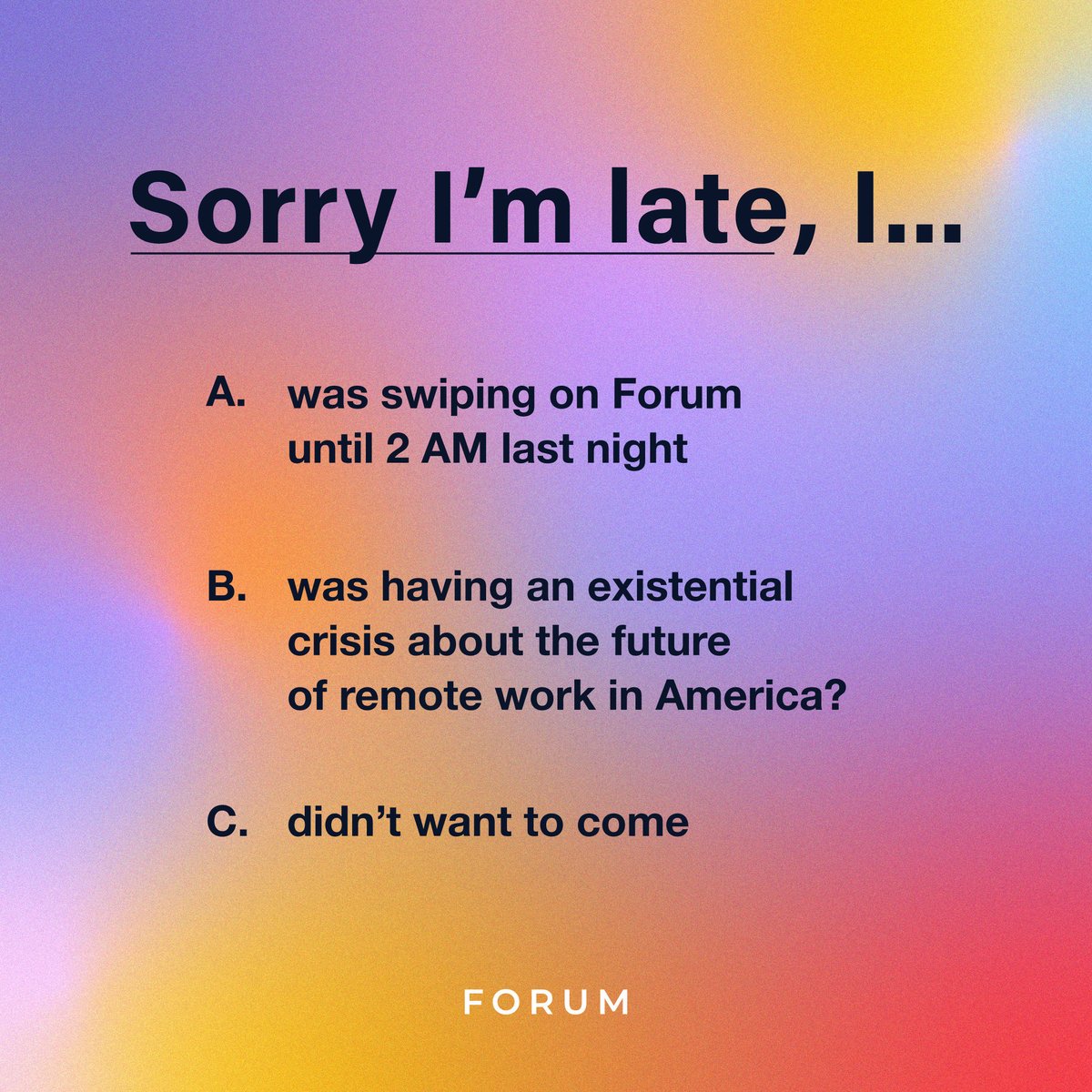 Forum (@tryforum) / Posts / X